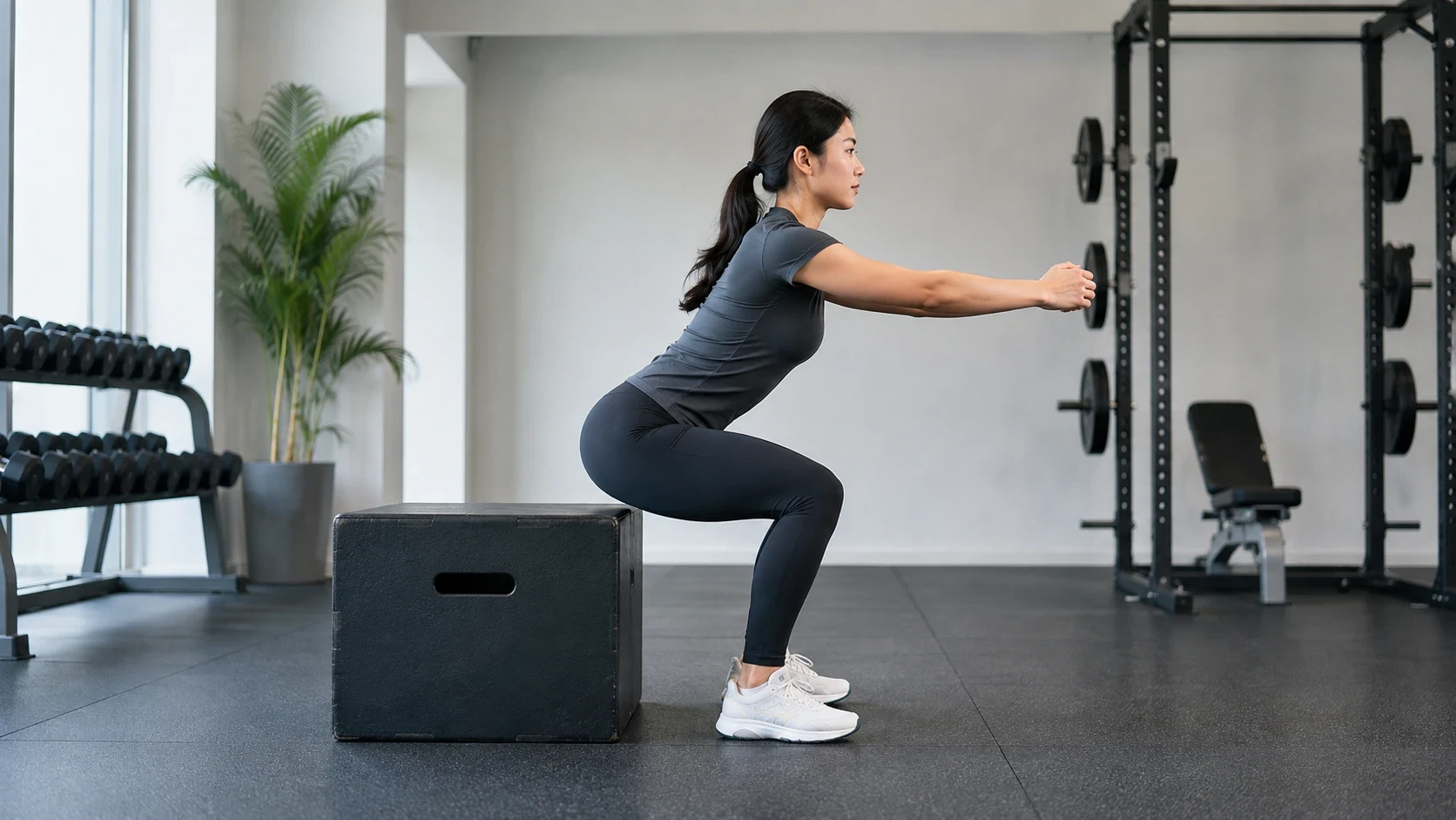 스쿼트 허벅지 살 빼기