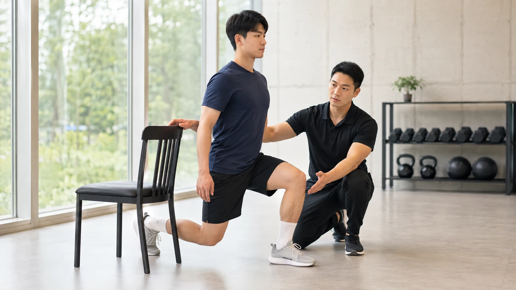 런지 허벅지 살 빼기